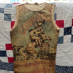 Skinny Minnie Cowgirl Top